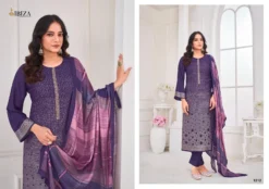 Ibiza Lavender Viscose Pashmina Salwar Kameez