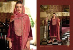 Ibiza Sabhyata Velvet Embroidered Salwar Kameez