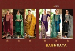 Ibiza Sabhyata Velvet Embroidered Salwar Kameez