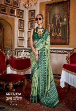 Kreshva Puja Patola Silk Saree Under 1500