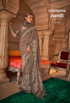 Kreshva Sannari Poly Viscose Silk Saree