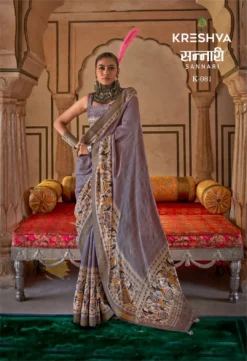 Kreshva Sannari Poly Viscose Silk Saree