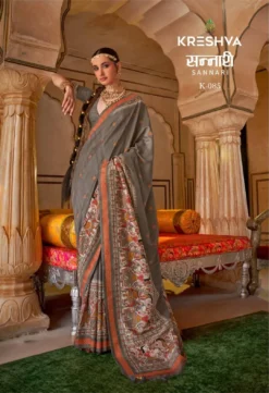 Kreshva Sannari Poly Viscose Silk Saree