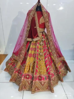 Krishna Vol 25 Heavy Bridal Wear Lehenga Choli Hand Work Under 20000