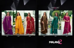 Lily And Lali Malang 2 Kurti Bottom With Dupatta