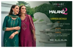 Lily And Lali Malang 2 Kurti Bottom With Dupatta