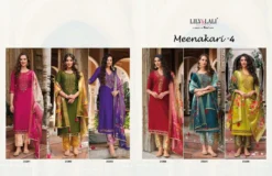 Lily And Lali Meenakari 4 Kurti Bottom With Dupatta Below 1500