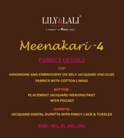 Lily And Lali Meenakari 4 Kurti Bottom With Dupatta Below 1500