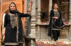 Lily And Lali Real Tulip Fancy Kurti Bottom With Dupatta