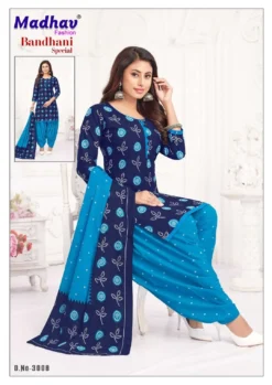 Madhav Bandhani Special Vol 3 Cotton Dress Material Below 500