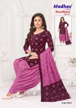 Madhav Bandhani Special Vol 3 Cotton Dress Material Below 500