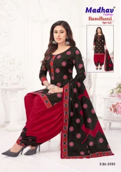 Madhav Bandhani Special Vol 3 Cotton Dress Material Below 500