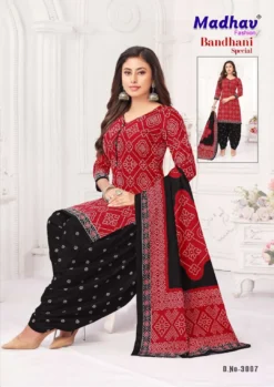 Madhav Bandhani Special Vol 3 Cotton Dress Material Below 500