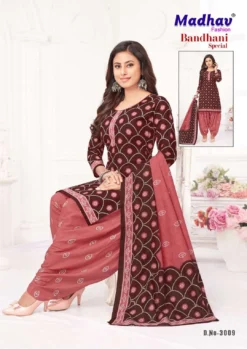 Madhav Bandhani Special Vol 3 Cotton Dress Material Below 500