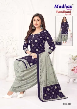 Madhav Bandhani Special Vol 3 Cotton Dress Material Below 500