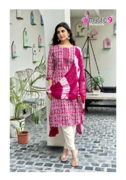 Mystic 9 Nisha Vol 1 Kurti Bottom With Dupatta under 600
