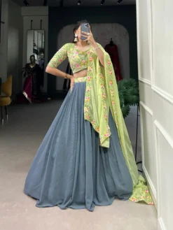 WMN 1402 Georgette Women Lehenga Choli Under 2000