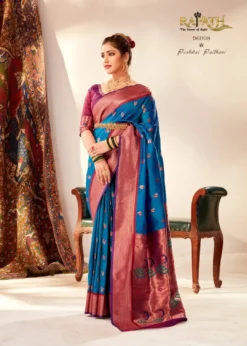 Rajpath Mihira Paithani Silk Banarasi Fancy Saree