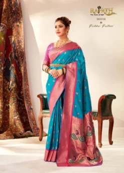 Rajpath Mihira Paithani Silk Banarasi Fancy Saree