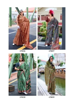 Rajpath Next Genration Satin Crape Saree under 1000
