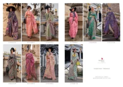 Rajtex Kaarsi Silk Handloom Organza Parsi Saree