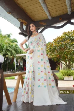 Sanjana Ballam Party Wear Art Silk Saree