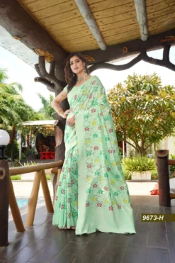 Sanjana Ballam Party Wear Art Silk Saree