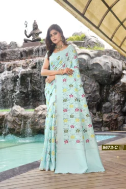 Sanjana Ballam Party Wear Art Silk Saree