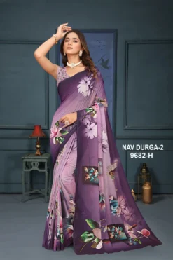 Sanjana Navdurga Vol 2 Weightless Digital Printed Saree