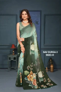 Sanjana Navdurga Vol 3 Digital Printed Saree