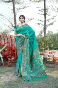 Sanjana Panetar Soft Pure Silk Kashmiri Pashmina Saree