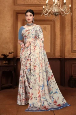 Sanjana Savan Sartin Georgette Saree Wholesale