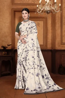 Sanjana Savan Sartin Georgette Saree Wholesale