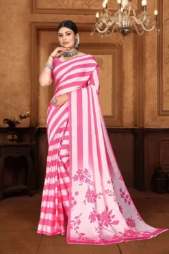 Sanjana Savan Sartin Georgette Saree Wholesale