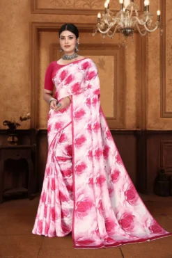 Sanjana Savan Sartin Georgette Saree Wholesale