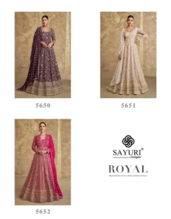 Sayuri Royal Georgette Designer Wedding Gown Wholesale