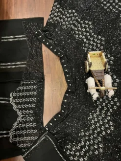 SBD 1657 Black Georgette Lehenga Choli New Design 2024