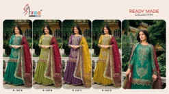 Shree R 1337 A To D Ready Made Pakistani Salwar Suits