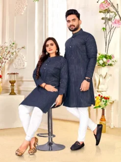 Shyam Vol 11 Couple Kurta Pajama Lilen Cotton New Collection