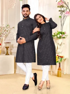 Shyam Vol 11 Couple Kurta Pajama Lilen Cotton New Collection