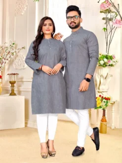 Shyam Vol 11 Couple Kurta Pajama Lilen Cotton New Collection
