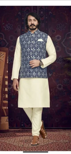 Shyam Vol 12 Silk Kurta Pajama With Koti New Design