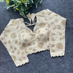 SS1089 Pure Camric Khadi Cotton Readymade Blouse New Design