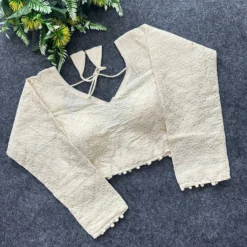 SS1089 Pure Camric Khadi Cotton Readymade Blouse New Design