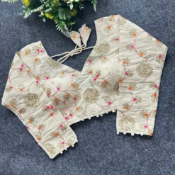 SS1089 Pure Camric Khadi Cotton Readymade Blouse New Design