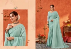 Suma Anamika Chiffon With Embroidery Saree Under 2000