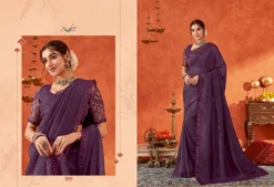 Suma Anamika Chiffon With Embroidery Saree Under 2000