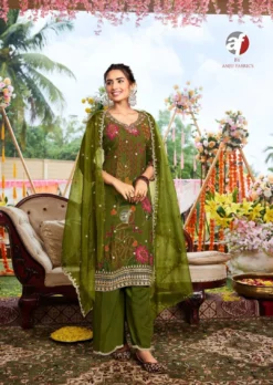 Af Nazar Vol 7 Kurti Bottom With Dupatta Collection