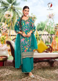 Af Nazar Vol 7 Kurti Bottom With Dupatta Collection