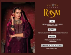 Kilory Rasm Velvet Fancy Salwar Kameez